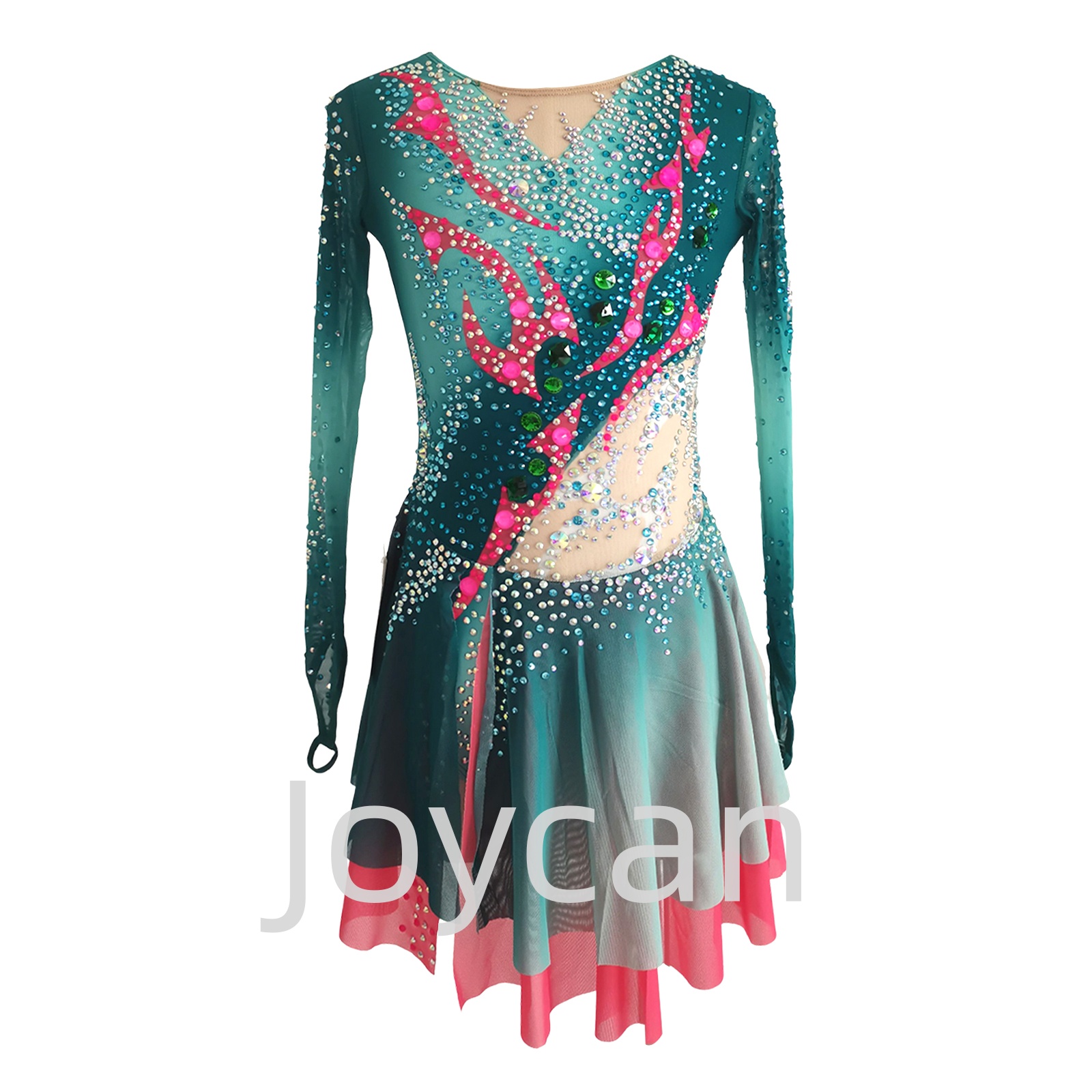 Joycan Ice Skating Dress Elegant Green JSK270