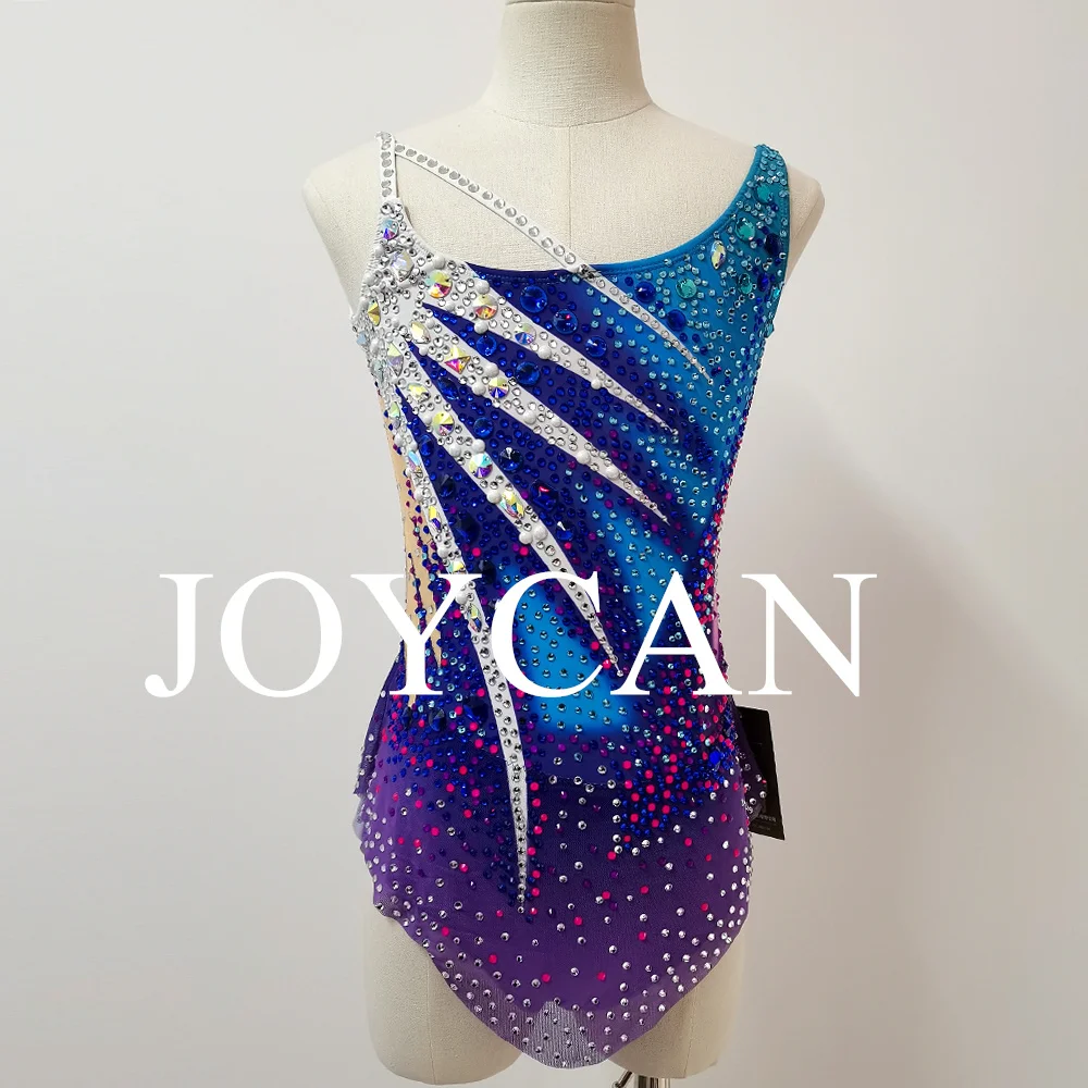 JoyCan Rhthmic Gymnastics Leotards Girls Women Spandex Elegant Dance Wear for Competition