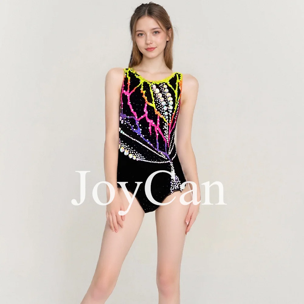 JoyCan Artistic Gymnastics Leotard Competition Art Examination Training Professional Performance Customization Black