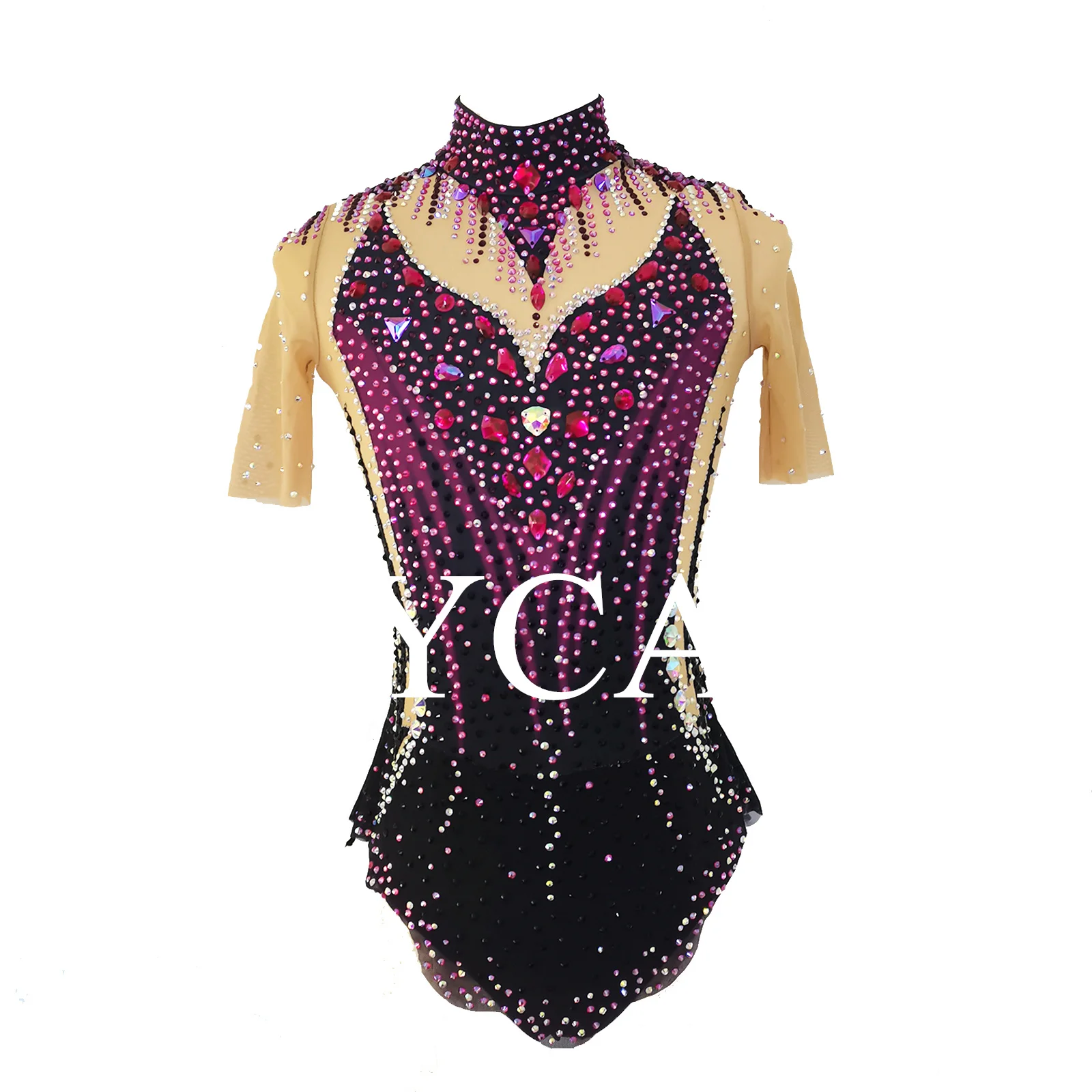 JoyCan Rhthmic Gymnastics Leotards Girls Women Spandex Elegant Dance Wear for Competition