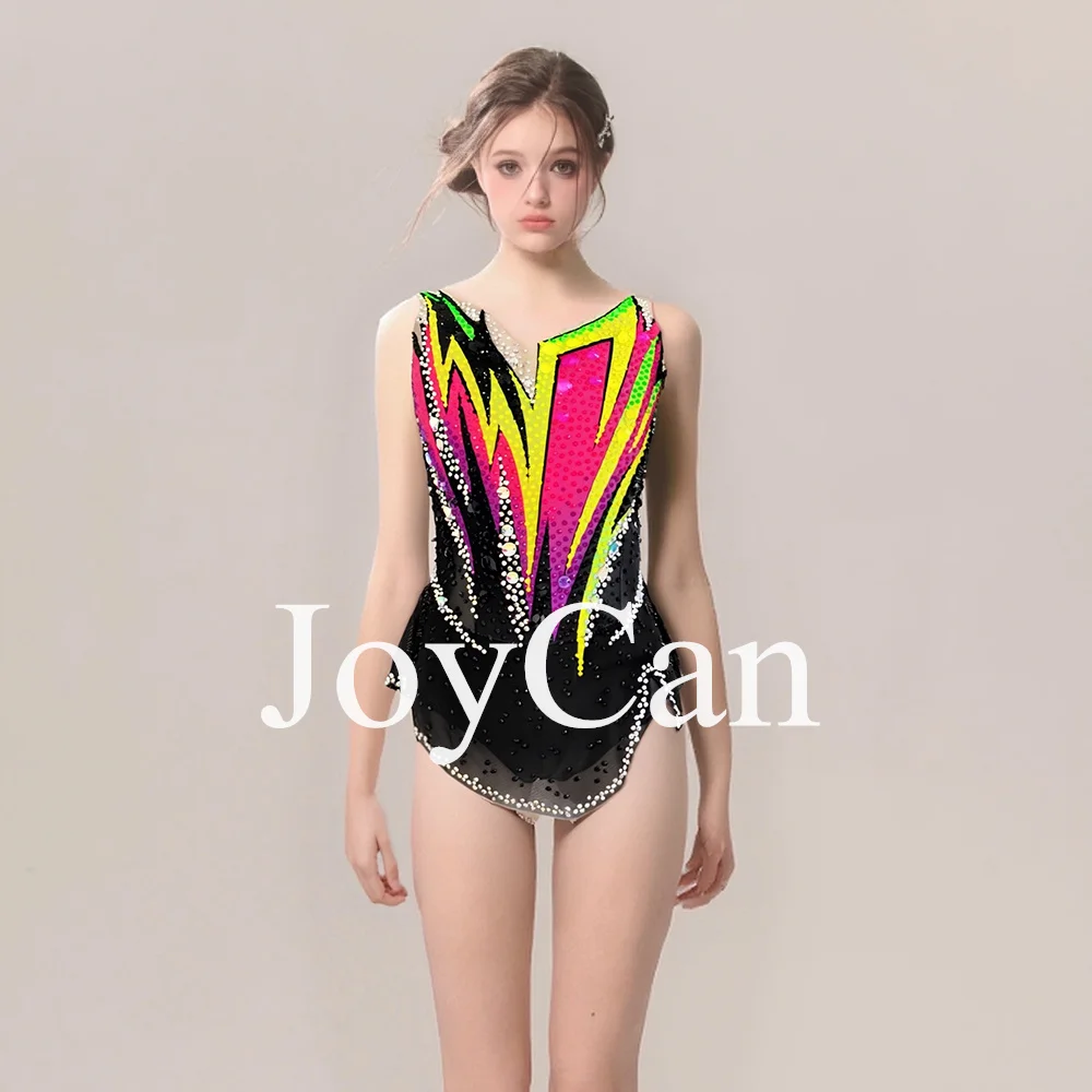 JoyCan Performance Wear for Children Gymnastics Ballet Ballerina Dance Costume Rhythmic Gymnastics Leotards