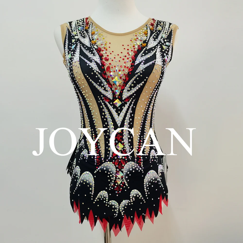 JoyCan Rhthmic Gymnastics Leotards Girls Women Spandex Elegant Dance Wear for Competition
