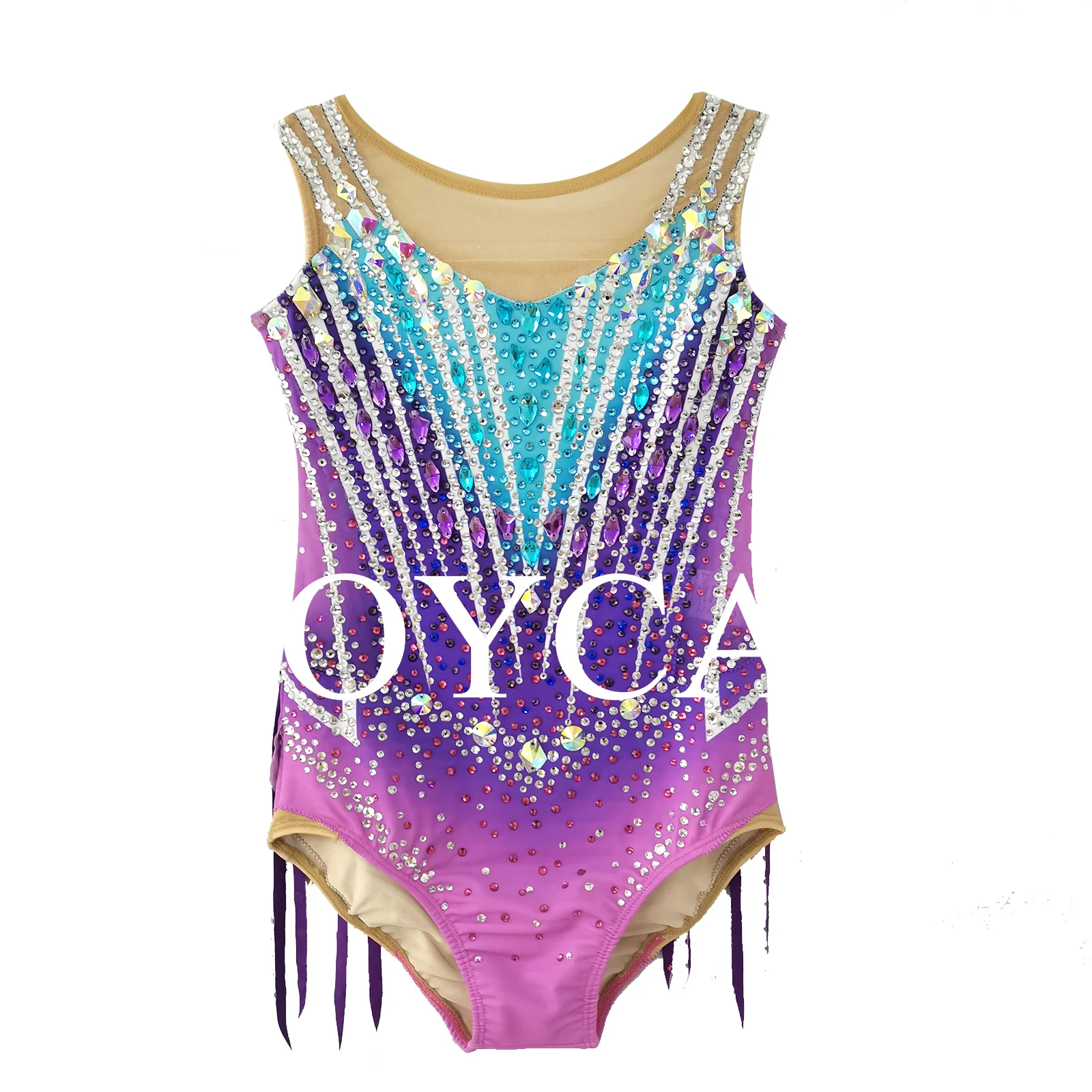 JoyCan Rhthmic Gymnastics Leotards Girls Women Spandex Elegant Dance Wear for Competition