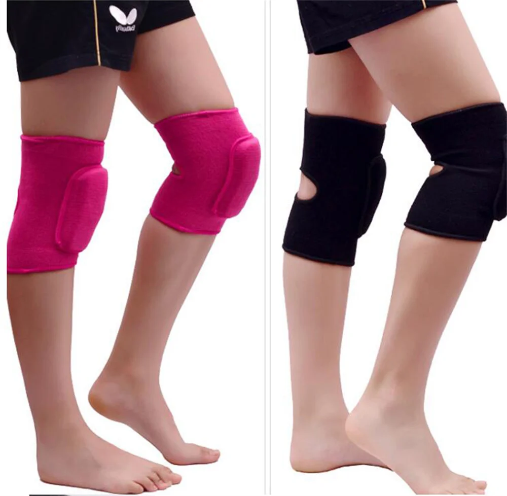 JoyCan 1CM High Quality Knee Brace Arthritis Knee Support Polyester Sports Pole Dance Yoga Volleyball Knee Sleeve Pads