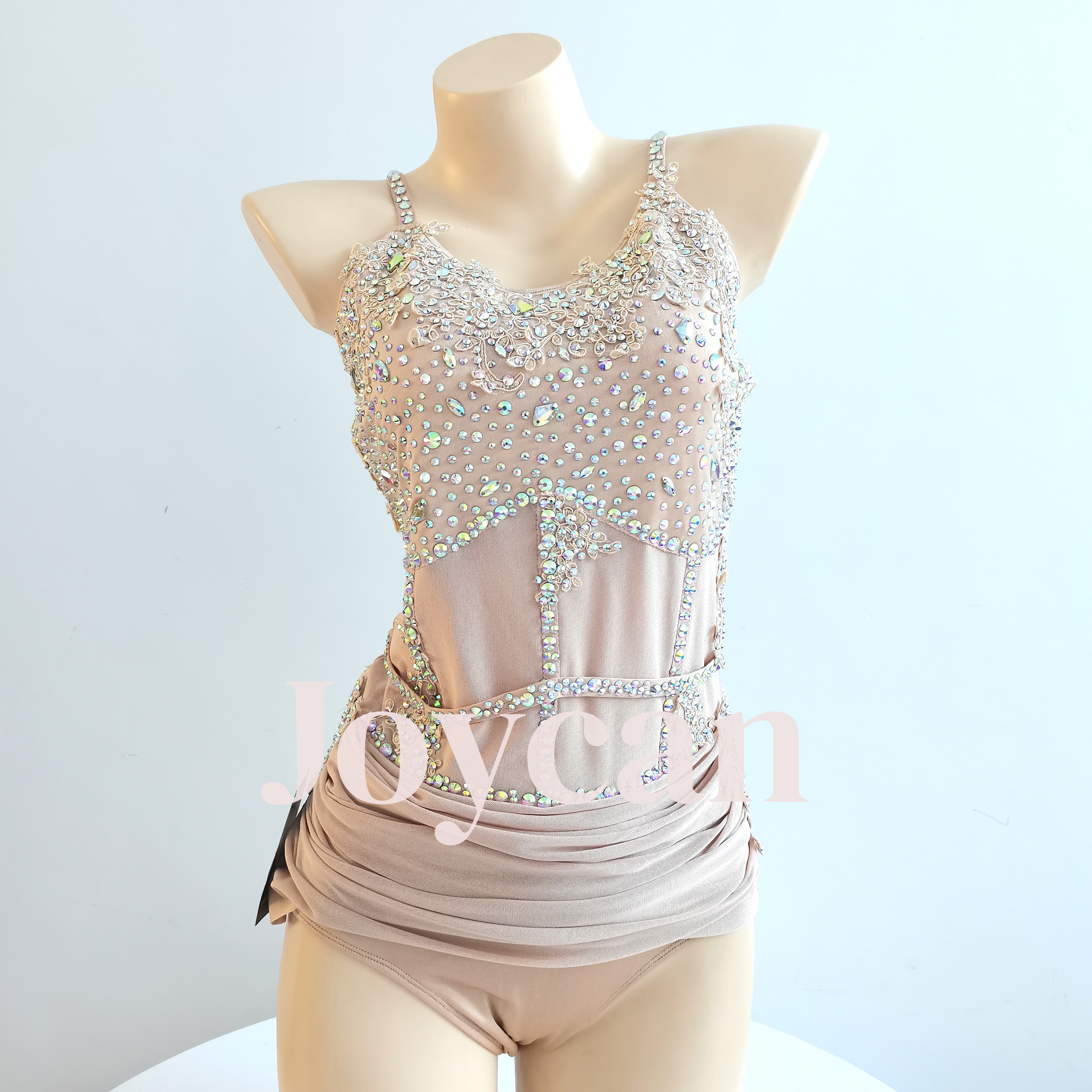 JoyCan Lycial Dance Dress Girl's Diamond Elegant JLY105