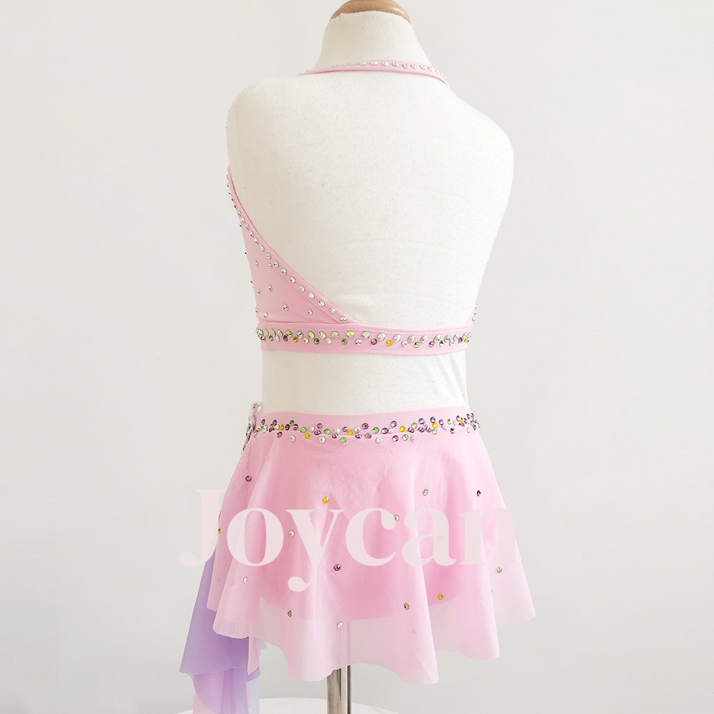 JoyCan Lycial Dance Dress Girl’s Diamond Elegant JLY103