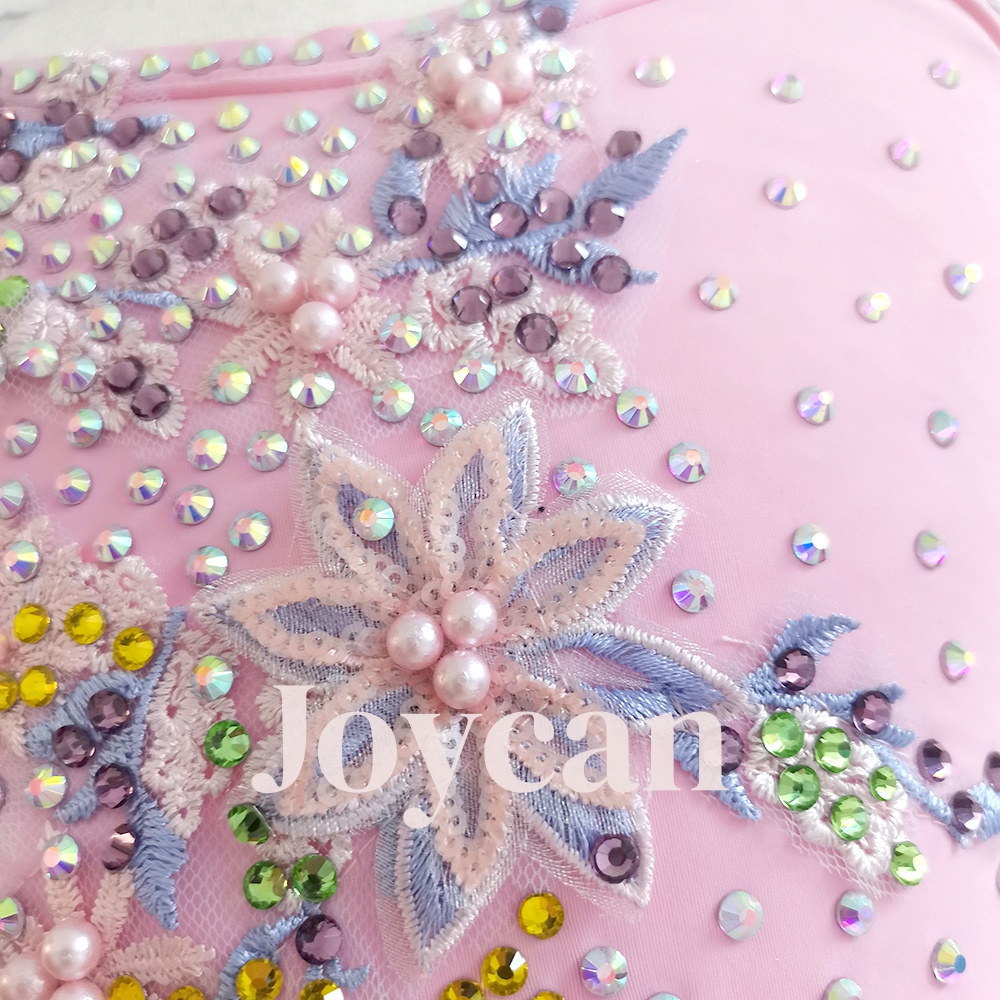 JoyCan Lycial Dance Dress Girl’s Diamond Elegant JLY103