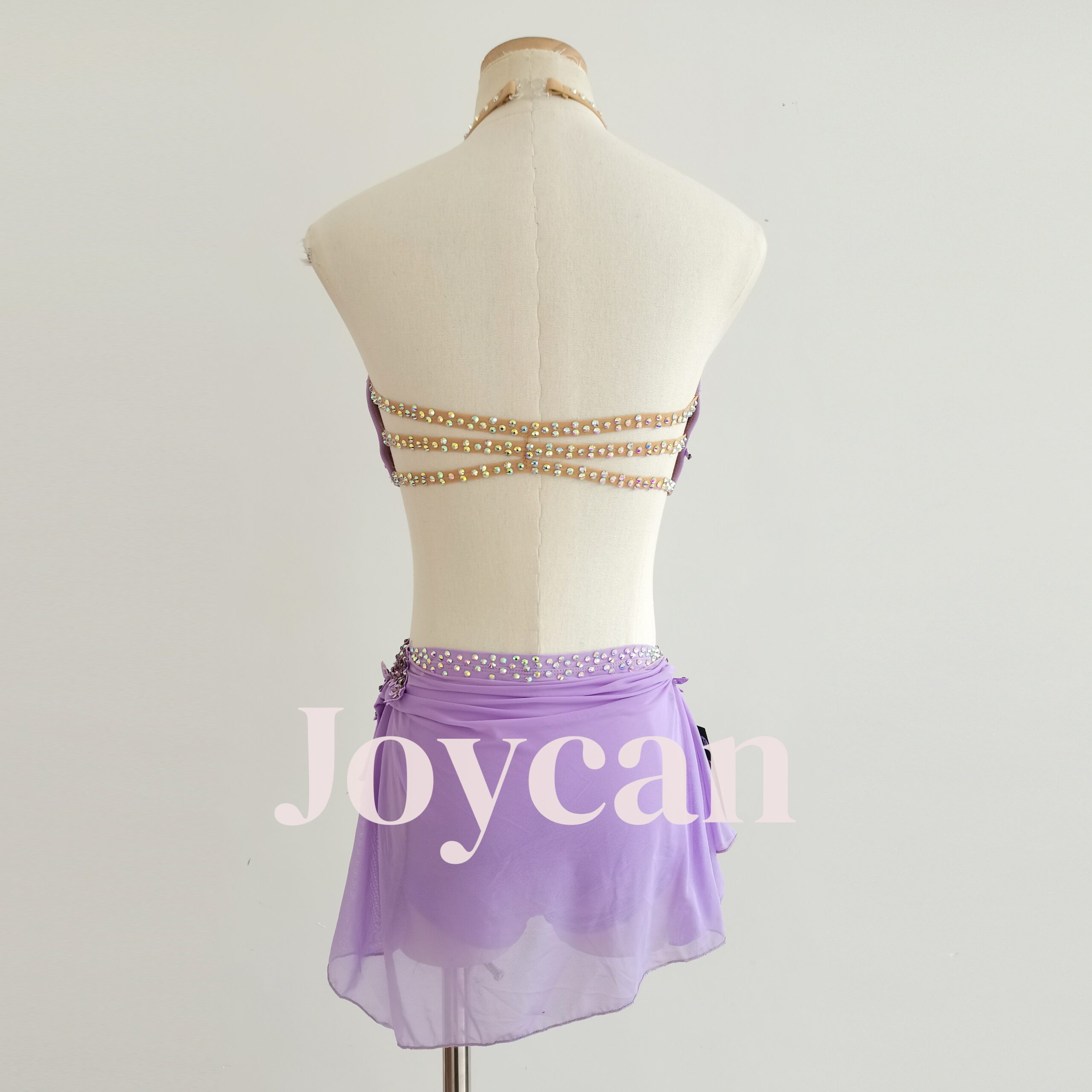 JoyCan Lycial Dance Dress Girl’s Diamond Elegant JLY109