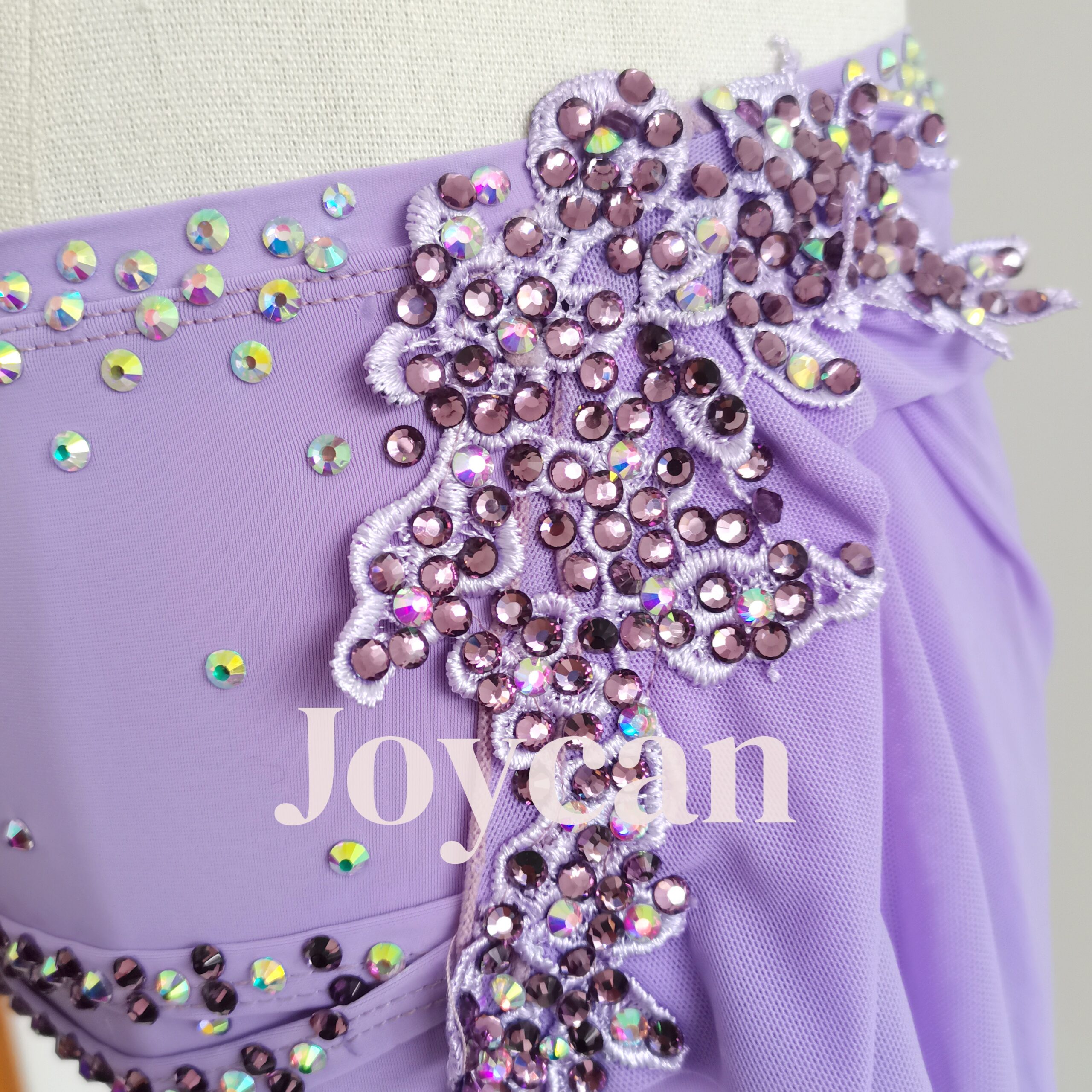 JoyCan Lycial Dance Dress Girl’s Diamond Elegant JLY109