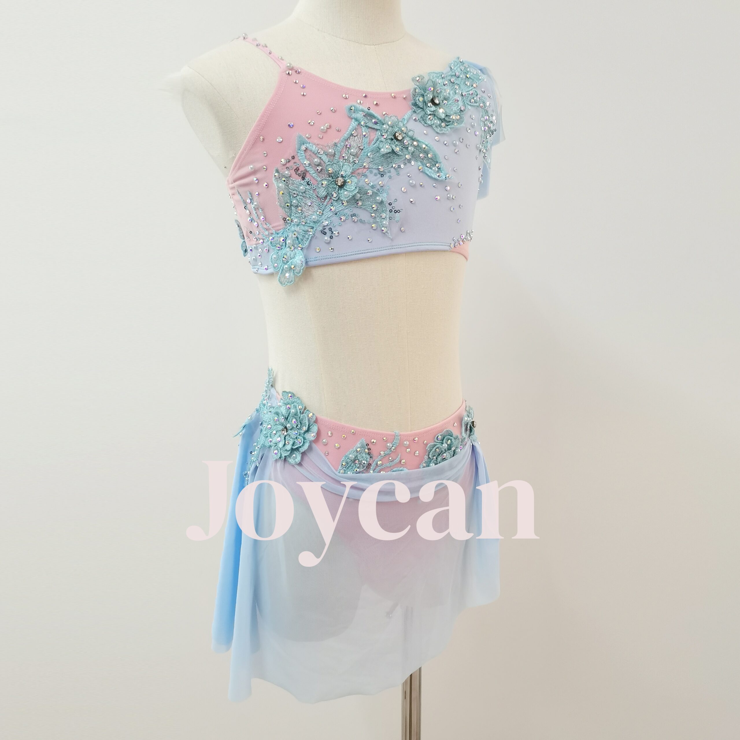 JoyCan Lycial Dance Dress Girl’s Diamond Elegant JLY113