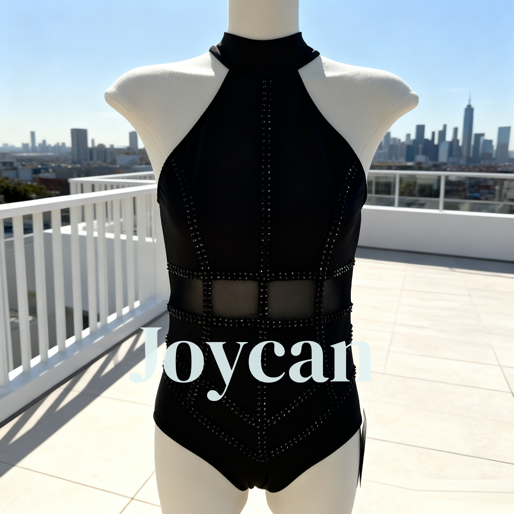 JoyCan Lycial Dance Dress Girl's Diamond Elegant JLY115