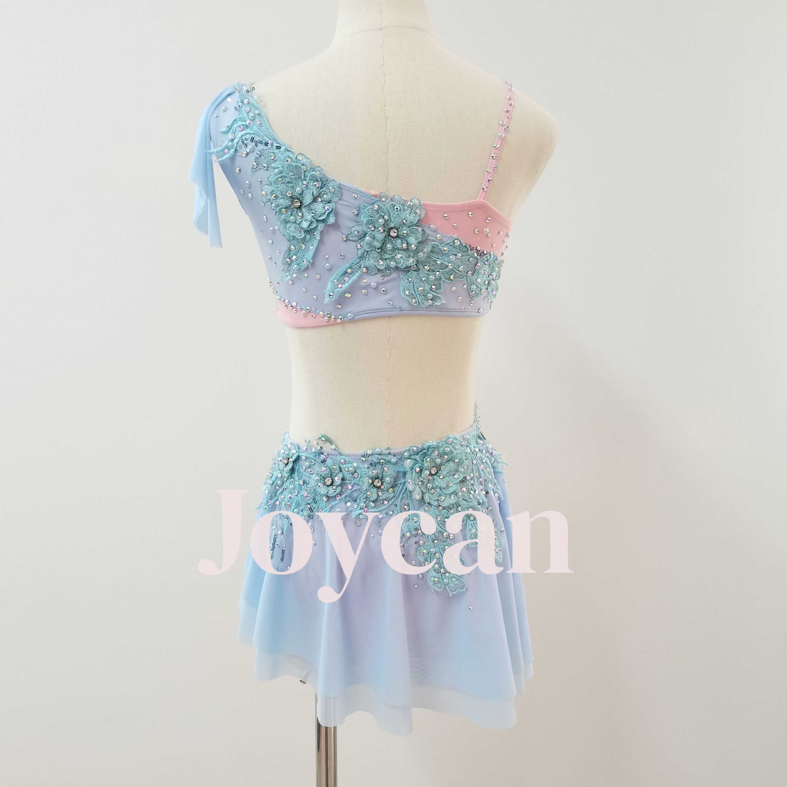 JoyCan Lycial Dance Dress Girl’s Diamond Elegant JLY113